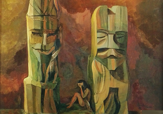 Aborigen<br>1983<br>70 x 60cm