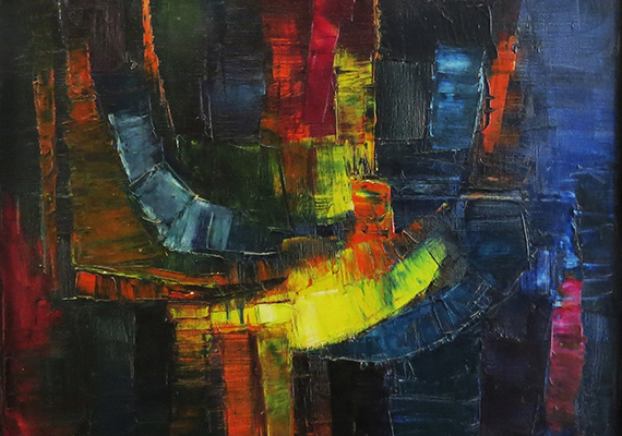 Nocturno - Opus 3<br>1964<br>70 x 60cm