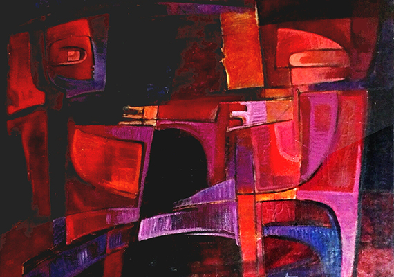 Diálogo<br>1972<br>80 x 100cm