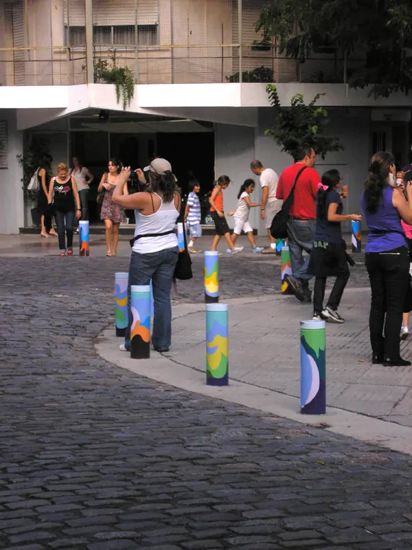 Turistas tomando fotos