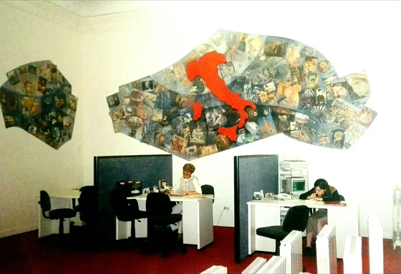 Mural para una oficina