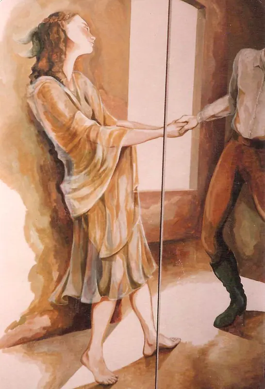Detalle del mural óleo sobre madera de 2,50 × 5 m, Ciudad de Formosa