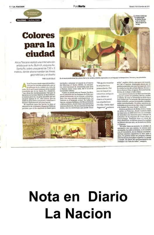 Nota en diario La Nación