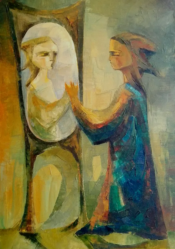 El Espejo, 70 x 50cm