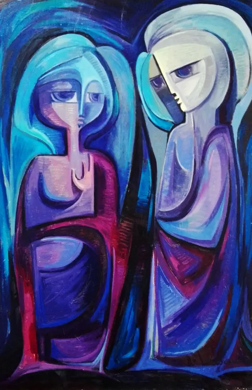 Diálogo, 1974, 90 x 60cm