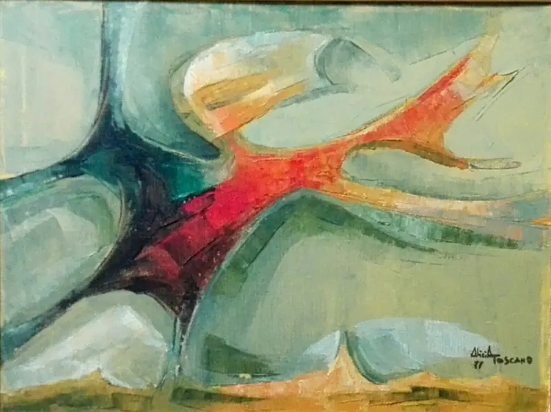 Volando desesperadamente, Homenaje a O. Girondo, 30 x 40cm