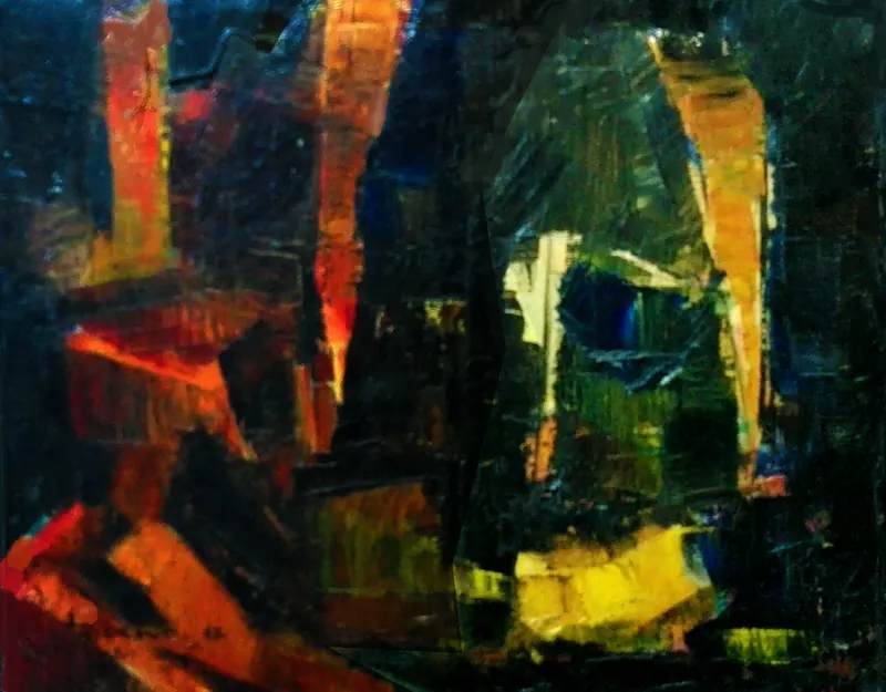 Abstracto, 1962, 28 x 46cm
