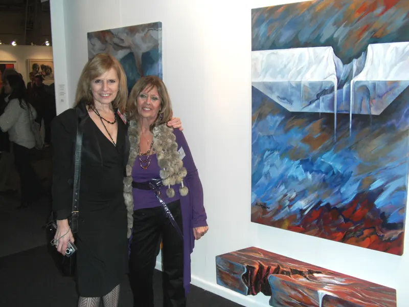 Alicia Toscano con Mercedes Rodrigo