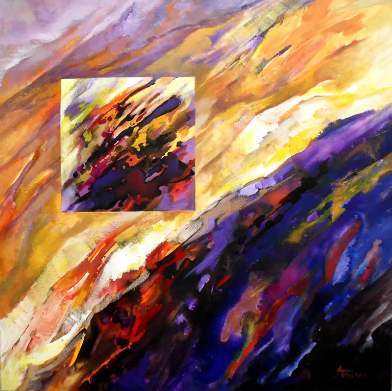 Microcosmos - 90 x 90cm
