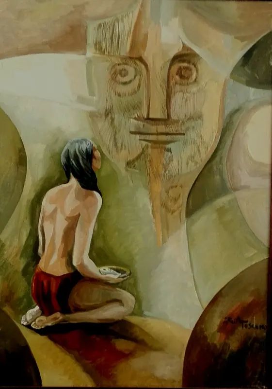 Tributo, 1984, 70 × 50 cm