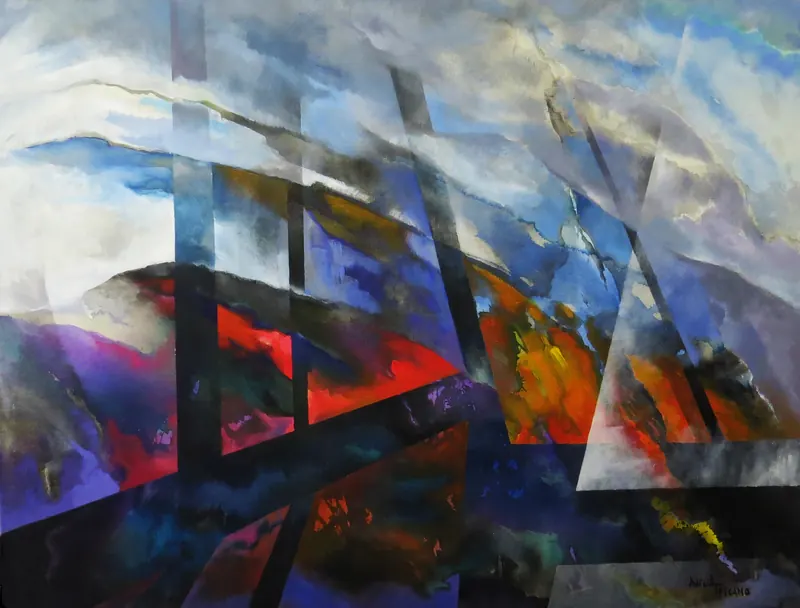 La mano izquierda, 100 x 130cm