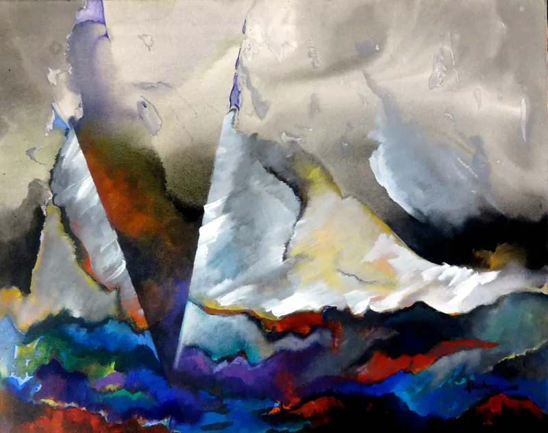 Navegando, 80 x 100cm