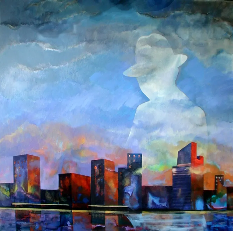 Volver, Homenaje a Gardel, 100 x 100cm